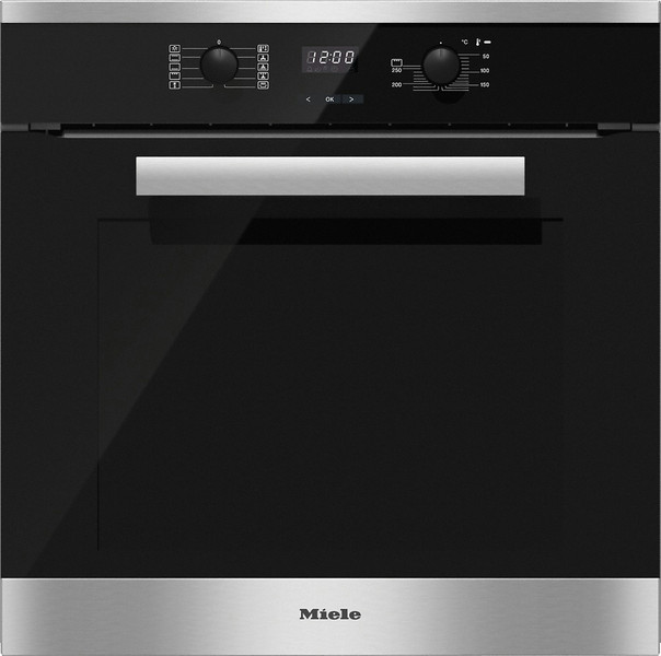 Miele H 2661-1 B Электрический 76л A+ Черный, Нержавеющая сталь