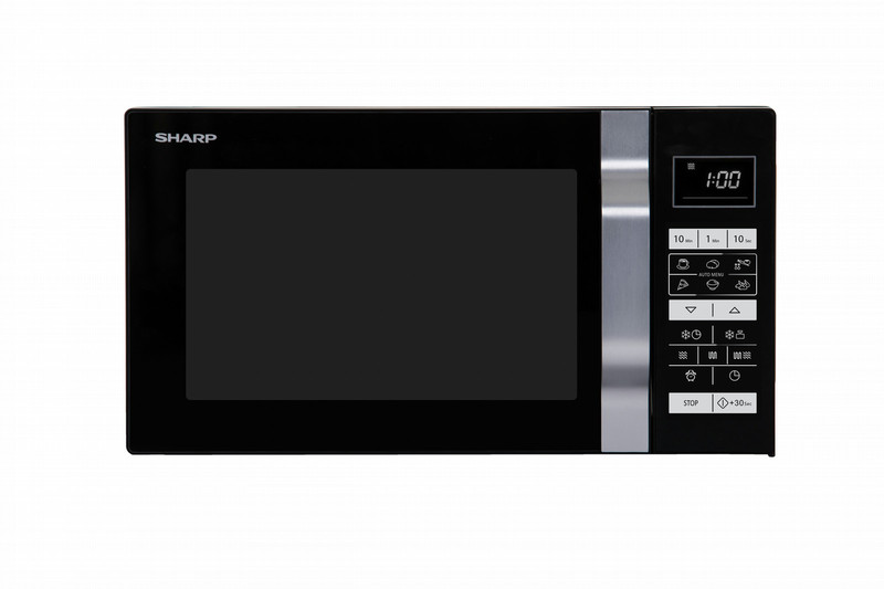 Sharp Home Appliances R760BK Arbeitsfläche Kombi-Mikrowelle 23l 900W Schwarz Mikrowelle