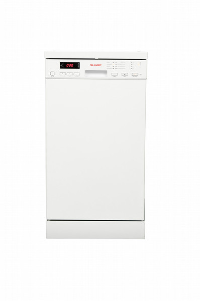 Sharp Home Appliances QW-S22F472W Отдельностоящий 10мест A++ посудомоечная машина