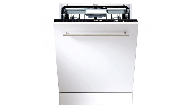 Sharp Home Appliances QW-GD52I472X Fully built-in 15place settings A++ dishwasher