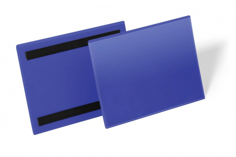 Durable 1743-07 Sign holder A5 Polypropylene (PP) Blue,Transparent sign holder/information stand