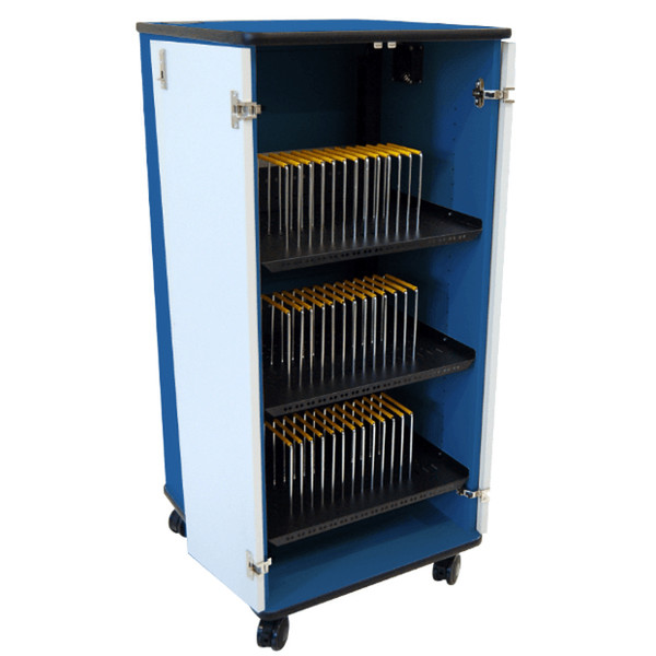 Ligra TabChart 32 Portable device management cart Синий, Белый