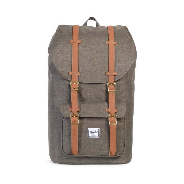 Herschel Little America Stoff, Metall Braun Rucksack