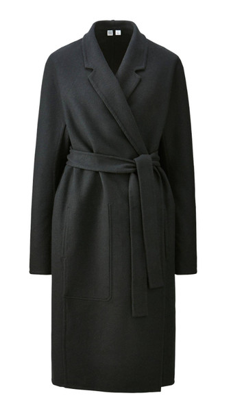 UNIQLO WOMEN U DOUBLE FACE WRAP COAT