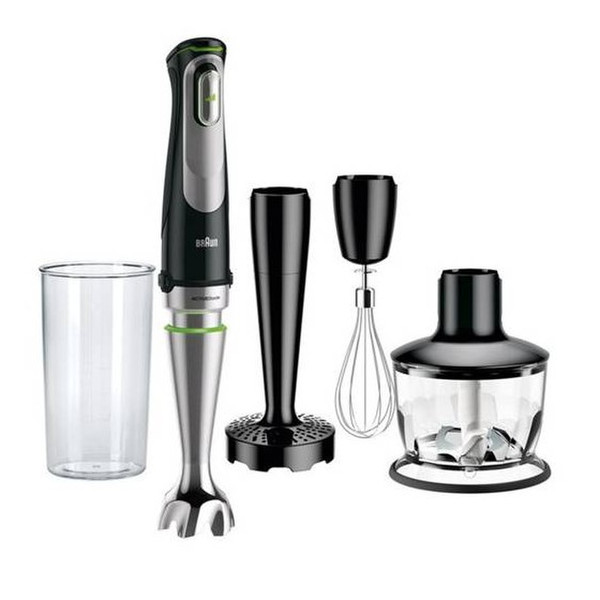 Braun MQ 9037X Immersion blender 1000W Black,Stainless steel blender