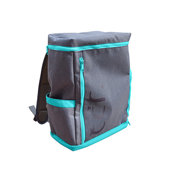 UPQ BP02mini BG Polyester Black/Blue backpack
