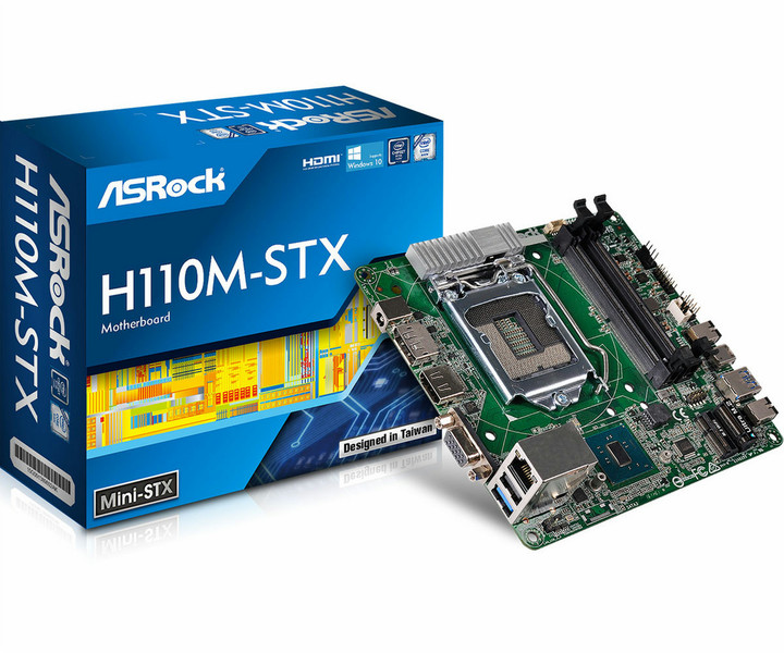 Asrock H110M-STX Intel H110 LGA1151 материнская плата