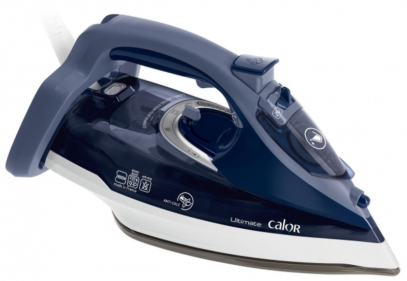 Calor FV9730 Dry & Steam iron Durilium soleplate 2800Вт Черный, Белый