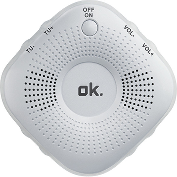 OK. OSR 110 Портативный Цифровой Белый радиоприемник