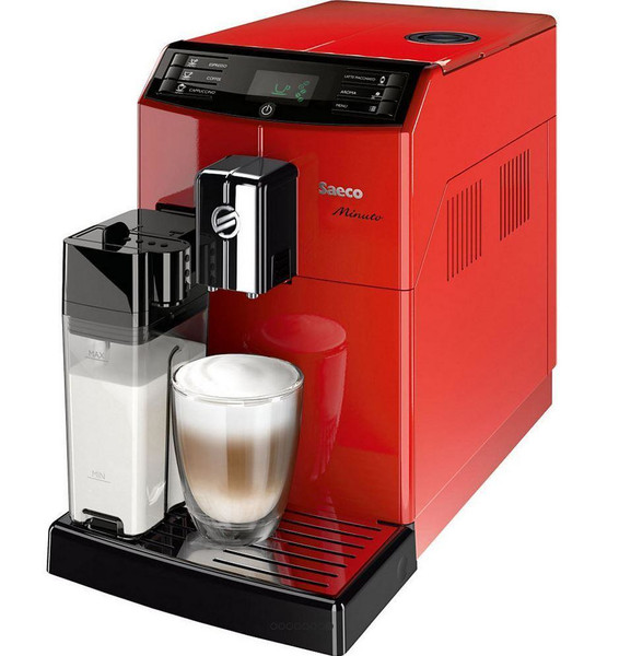 Saeco HD8867 Freestanding Fully-auto Espresso machine 1.8L Red