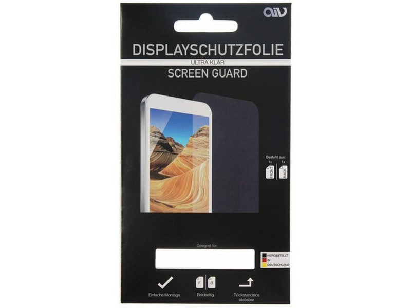 AIV 470004 iPhone 4, 4S 2Stück(e) Bildschirmschutzfolie