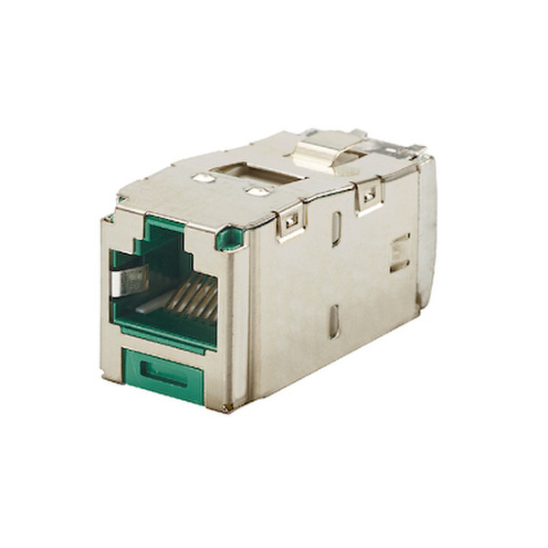 Panduit CJS688TGGRY RJ-45 Зеленый, Металлический коннектор