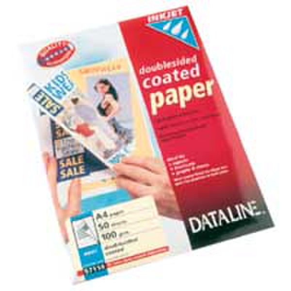 DataLine Doublesided coated inkjet paper A4 100GR бумага для печати