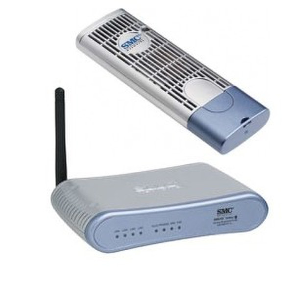 SMC EZ Connect 108g Wireless USB Adapter + Barricade g Wireless Broadband Router, Bundle WLAN-Router