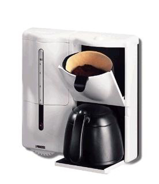 Princess Smart Coffeemaker Капельная кофеварка 8чашек Черный, Белый