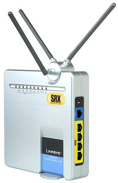 Linksys WAG54GX2-EU Wireless-G ADSL Gateway with SRX200 gateways/controller