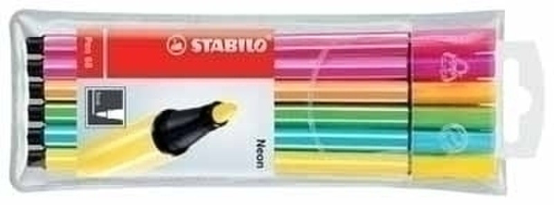 Stabilo Pen 68 Blau, Grün, Rot, Gelb Filzstift
