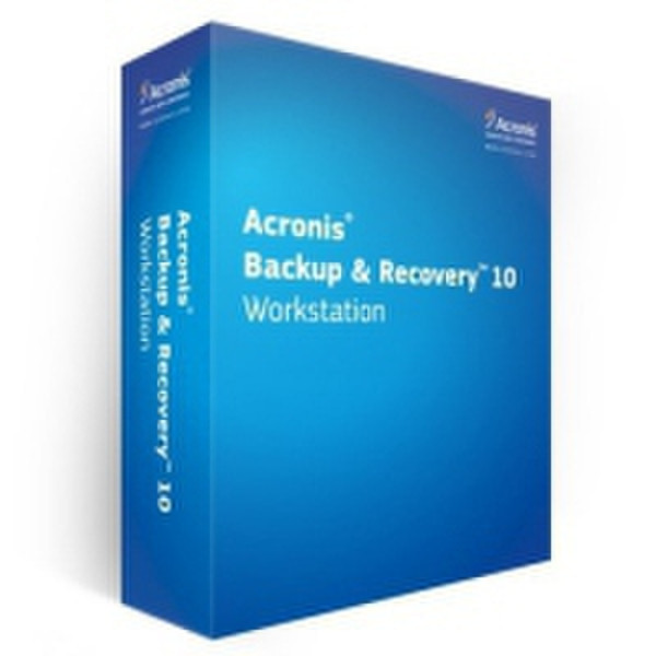 Acronis Backup & Recovery 10 Workstation