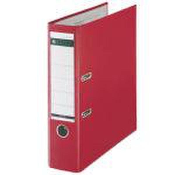 Leitz Plastic Lever Arch File 80mm A4 PP Red