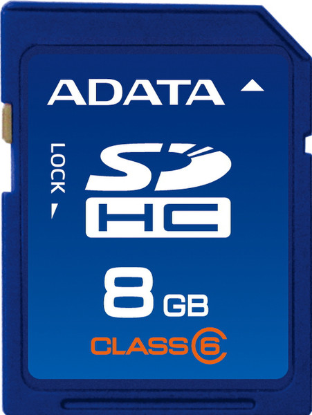 ADATA SDHC 8GB class6 8ГБ SDHC карта памяти