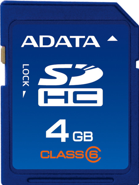 ADATA SDHC 4GB class6 4ГБ SDHC карта памяти