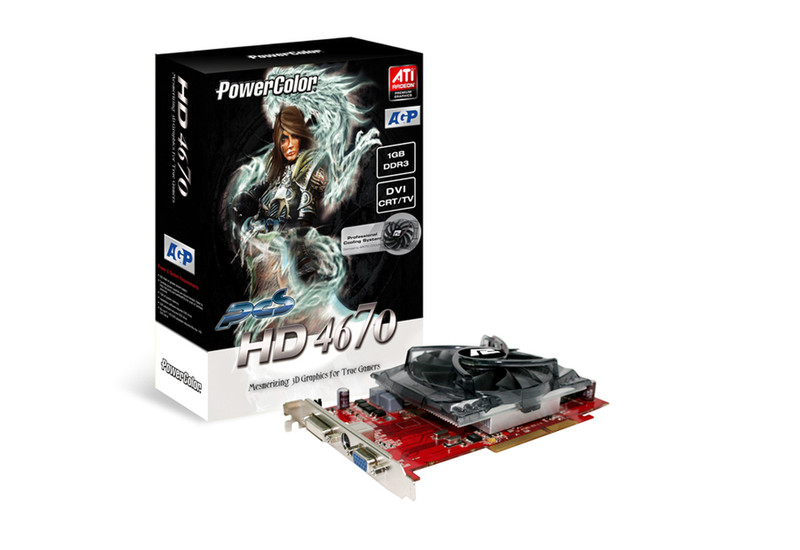 PowerColor PCS HD4670 1GB DDR3 AGP 1GB GDDR3