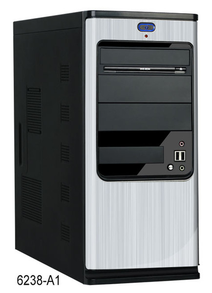 Codegen 6238-A2 Midi-Tower 420W Black,Silver computer case