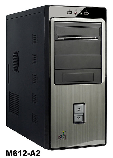 Codegen M612-A2 Midi-Tower 400W Black,Silver computer case