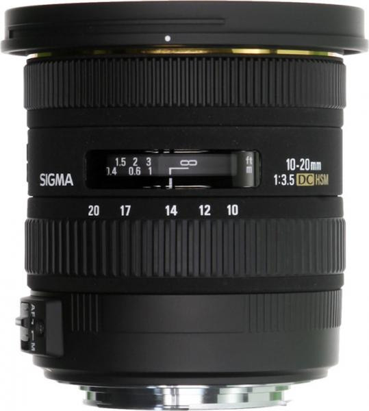 Sigma 10-20mm f/3.5 EX DC HSM SLR Ultra-wide lens Black