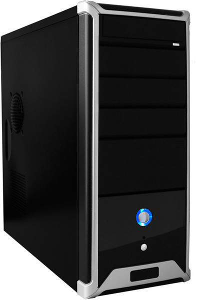 Rasurbo BC-07 Midi-Tower 460W Black,Silver computer case