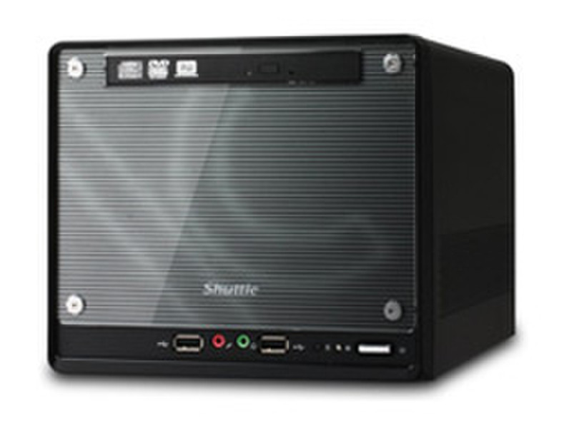 Shuttle K45SE Intel 945GC Express Socket T (LGA 775) SFF Черный ПК/рабочая станция barebone