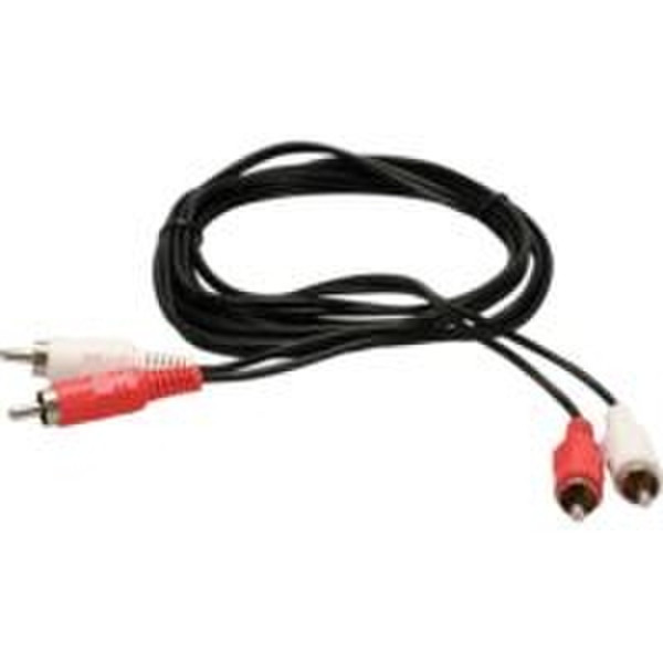 Digiconnect Audiocable HQ 2xRCA/tulp M - 2xRCA/tulp M, 3m OEM 2m 2 x RCA 2 x RCA Black audio cable