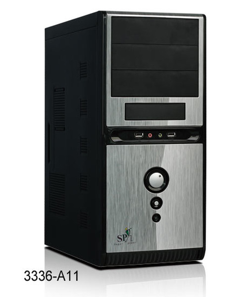 Codegen 3336-A11 Mini-Tower 400W Black,Silver computer case