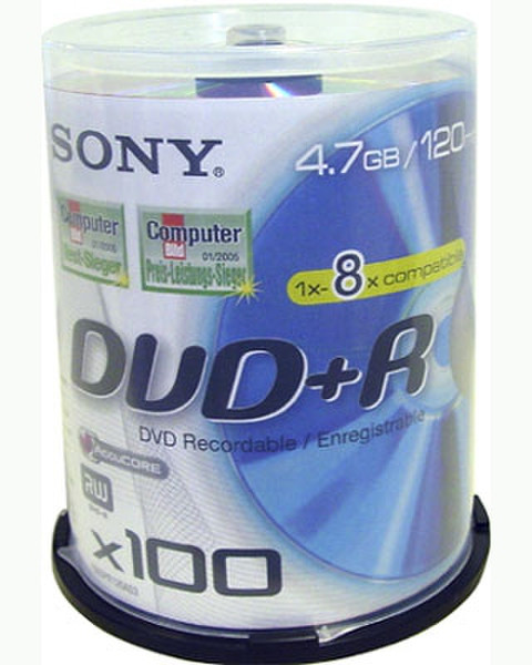 Sony DVD+R 4.7GB 100Stück(e)