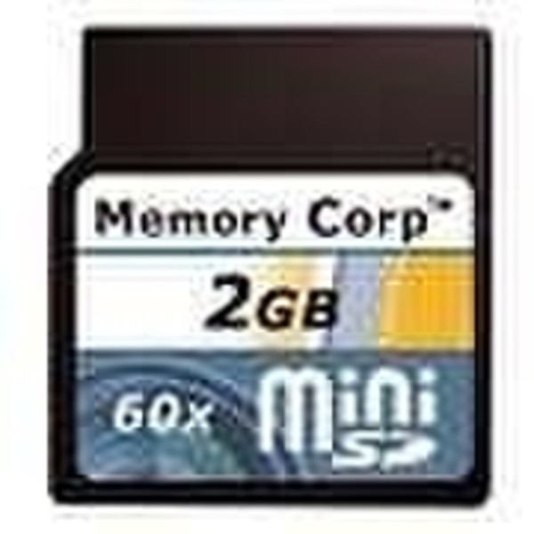 Memory Corp 2GB miniSD Card 2GB MiniSD memory card