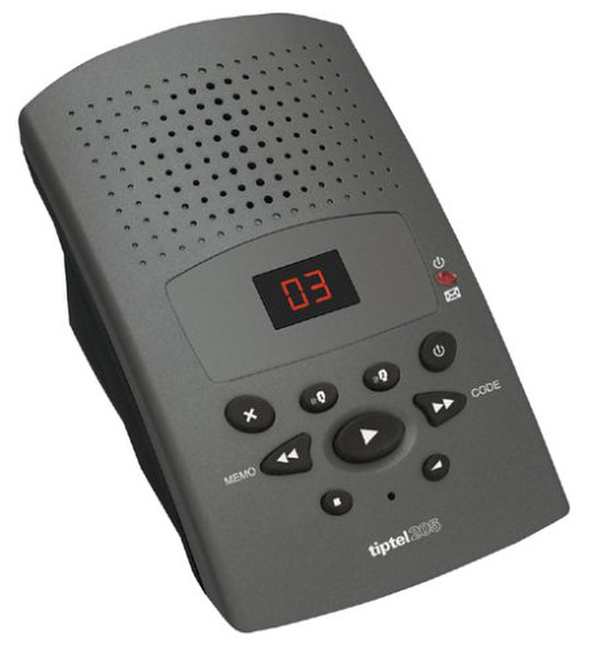 Tiptel Digital Answering Machine 205 15min Grey answering machine