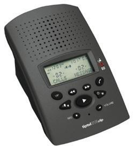Tiptel Answering machine 215 Clip 30min Black answering machine