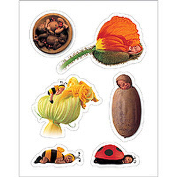 HERMA Decorative stickers Anne Geddes ethnic 1 sheet 6Stück(e) selbstklebendes Etikett