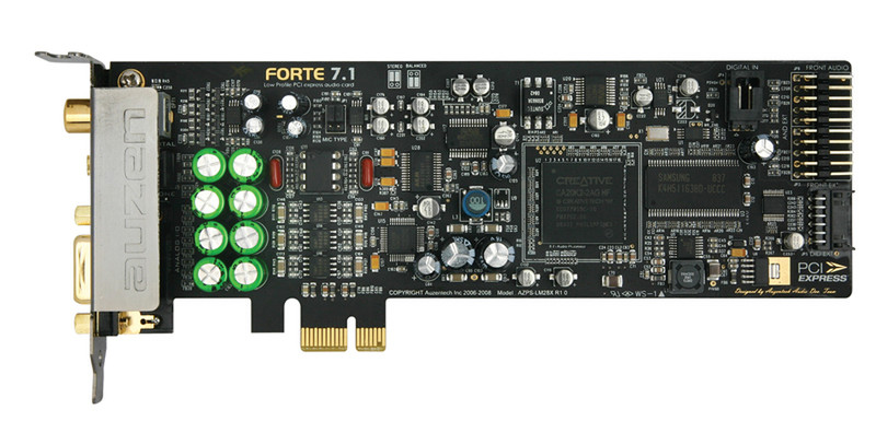 Auzentech X-Fi™ Forte 7.1 Внутренний 7.1канала PCI-E