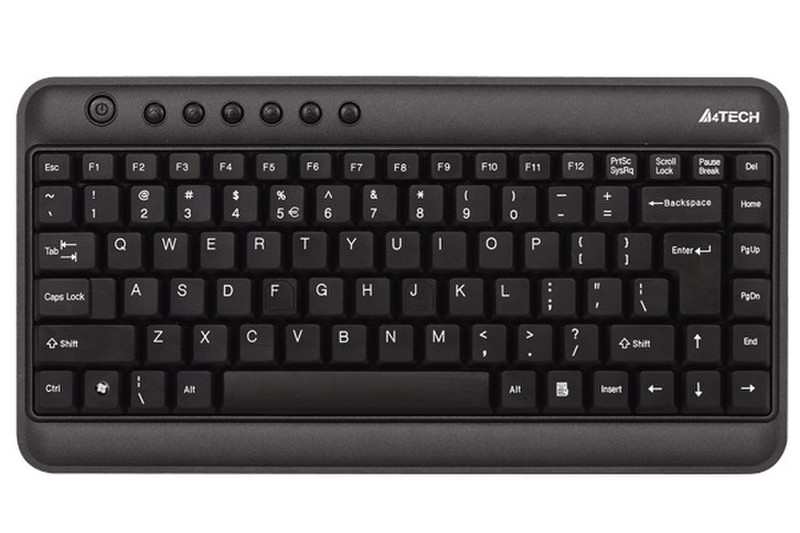 A4Tech GK-520D RF Wireless QWERTY Schwarz Tastatur