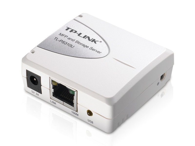 TP-LINK Single USB2.0 Port MFP and Storage Server ЛВС Ethernet сервер печати