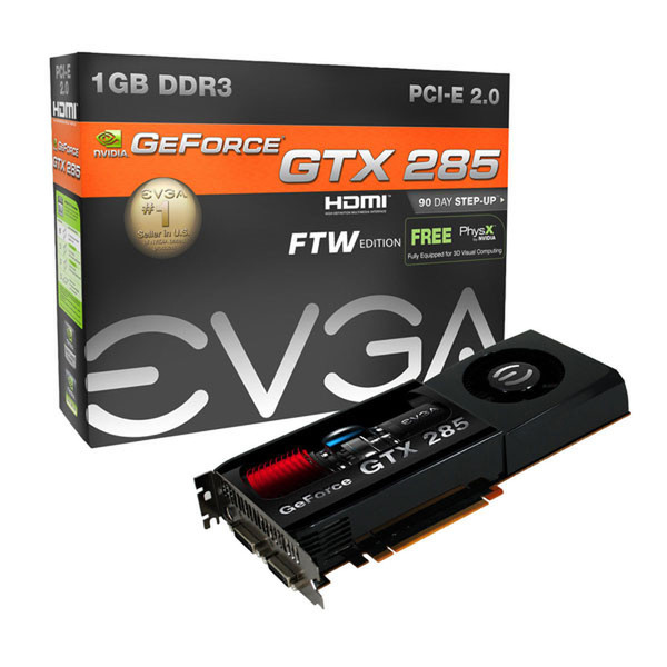 EVGA GeForce GTX 285 GeForce GTX 285 1GB GDDR3