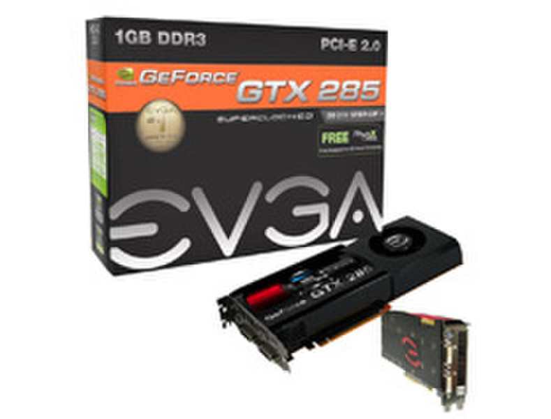 EVGA GeForce GTX 285 GeForce GTX 285 1ГБ GDDR3