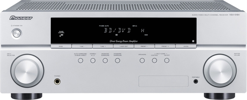 Pioneer VSX-519V-S 5.1Kanäle Silber AV-Receiver