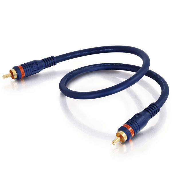 C2G 10m Velocity Digital Audio Coax Cable 10m RCA RCA Blue composite video cable