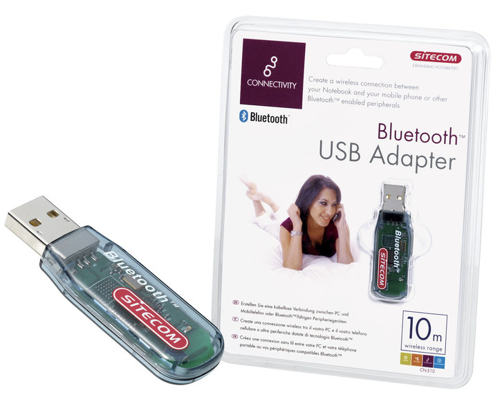 Sitecom CN-510 Bluetooth USB Adapter - 10m 3Мбит/с сетевая карта