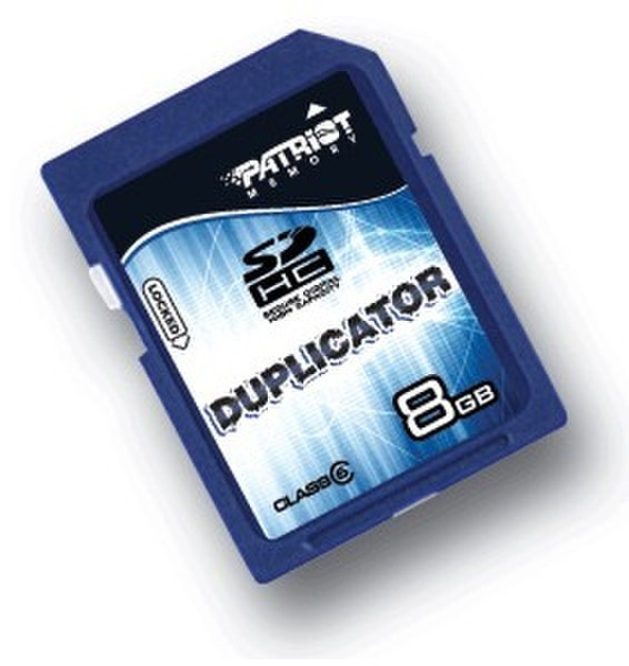 Patriot Memory Duplicator 8GB SDHC card 8GB SDHC memory card