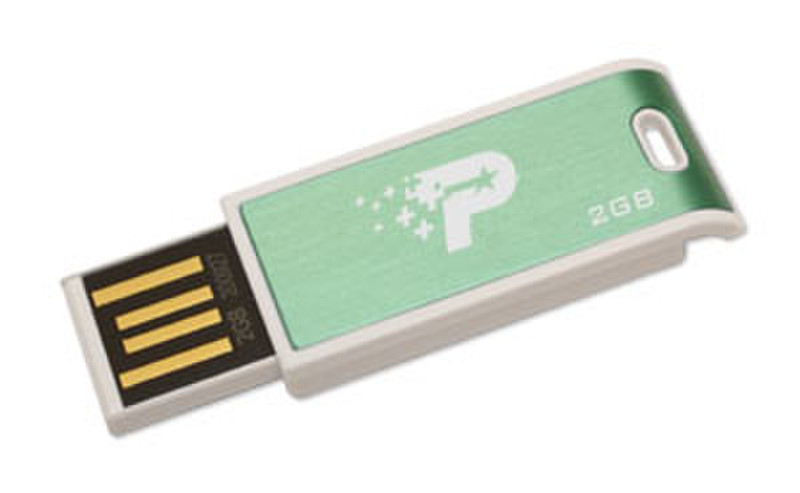 Patriot Memory XPorter Mini II 2ГБ USB 2.0 Тип -A Зеленый USB флеш накопитель