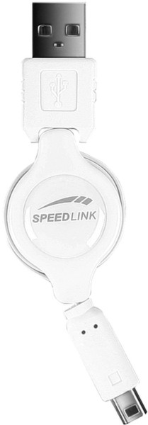 SPEEDLINK USB charging cable 0.8m White USB cable