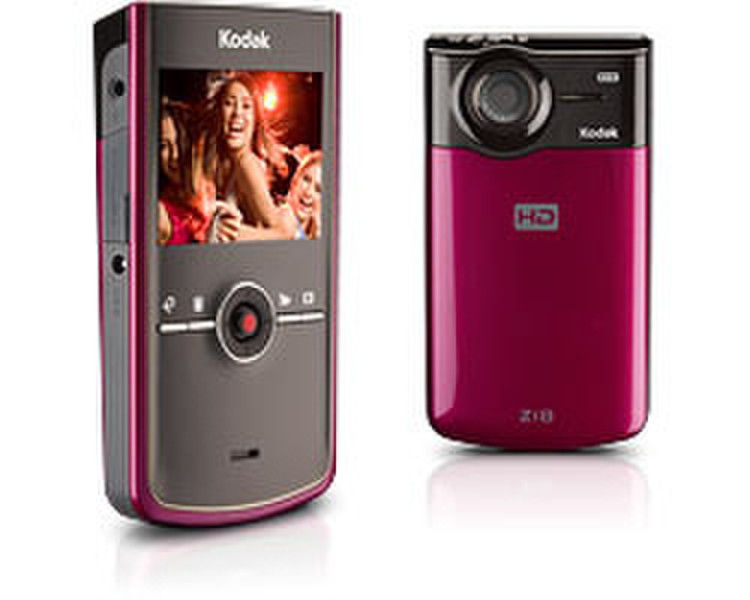 Kodak Zi8 Pocket Video Camera 5MP CMOS Magenta